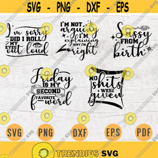 Funny Sarcasm SVG Bundle Pack 5 Svg Files for Cricut Sarcasm Quotes Funny Shirt Vector Cut Files INSTANT DOWNLOAD Sarcasm Iron On Shirt 2 Design 390.jpg