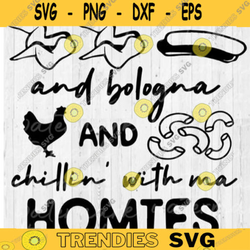 Funny shirt svg thanksgiving funny holiday funny chicken wing hot dog with my homies tiktok funny bologna copy