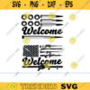 GUN welcome sign svg welcome svg porch sign svg farmhouse sign svg welcome home svg vertical welcome svg welcome porch sign svg bundle copy