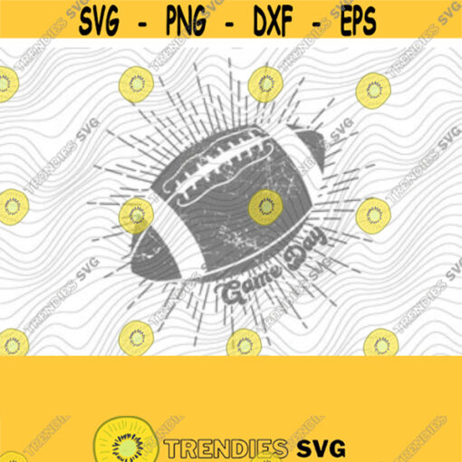 Game Day SVG PNG Print Files Sublimation Cutting Files For Cricut Football Yall Retro Football Sports Vintage Sports Cute Football Design 165