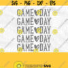 Game Day SVG PNG Print Files Sublimation Cutting Files For Cricut Football Yall Sports Cute Football Team Sports Mom Coach School Design 232