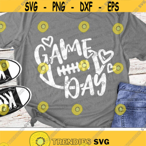 Game Day Svg Football Svg Cheer Mom Cut Files Football Clipart Love Football Svg Dxf Eps Png Football Shirt Design Silhouette Cricut Design 1542 .jpg