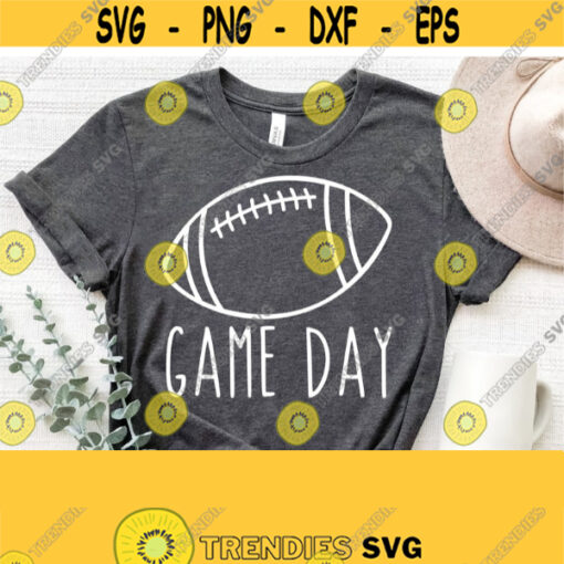 Game Day SvgFootball Game Day Svg Cut FileFootball SvgAmerican Football Svg Cricut Cut Silhouette File Digital Download Commercial Use Design 1018