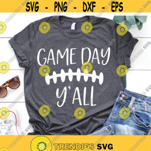 Game Day Vibes Svg Football Svg Football Shirt Svg Girl Football Shirt Svg Friday Nights Women Football Svg File for Cricut Png