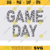 Game Day svg png half leopard cheetah print game day svg png Football baseball softball soccer football svg baseball mom svg game Design 1525 copy