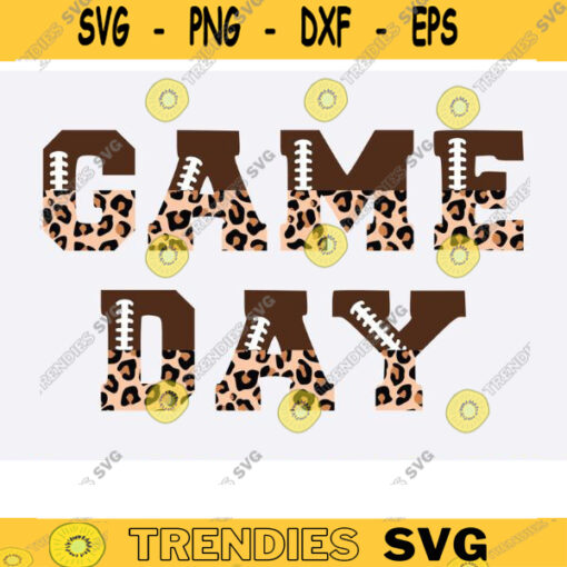 Game Day svg png half leopard cheetah print game day svg png game day Football svg png football svg football mom svg game day svg bundl copy