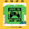 Game on 2nd grade svgSecond grade svgFirst day of school svgVideo game svgJoystick svgGamepad svgGamer svgController svg