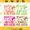 Game on School kindergarten first second third grade Cuttable Design SVG PNG DXF eps Designs Cameo File Silhouette Design 1205