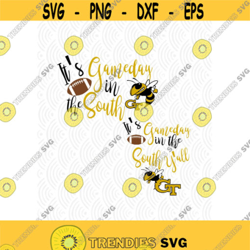 Gameday in the South GA Tech Designs SVG DXF Ai Eps Pdf Jpeg Png Design 31
