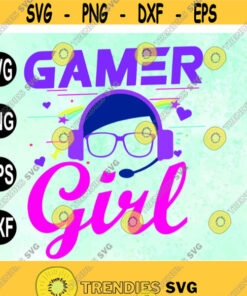 Gamer Gaming Girl PNGCute Gaming for Girls Video game lover gift Anime Lover Music loverSvg png eps dxf digital download Design 168