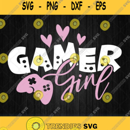 Gamer Girl Svg Png Dxf Eps