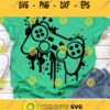 Gamer SVG controller svg controller splatter svg Gamer Controller Svg Gamer Clipart Cricut silhouette svg file