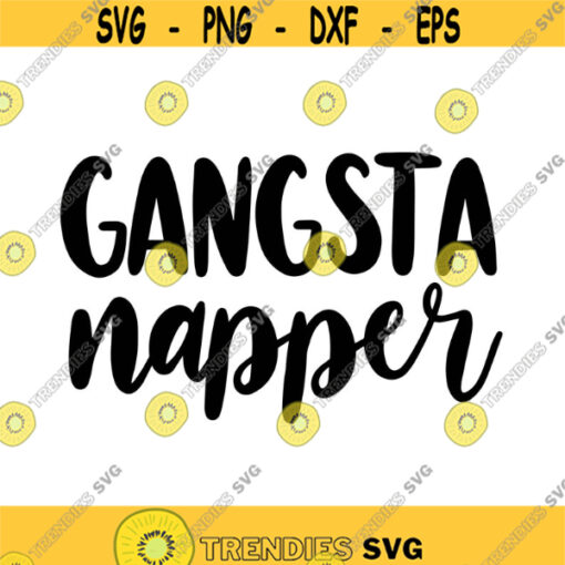 Gangsta Napper Decal Files cut files for cricut svg png dxf Design 283