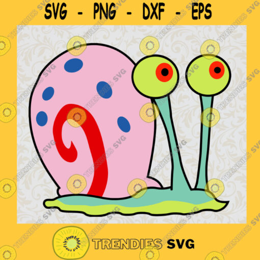 Gary Spongebob SVG Disney Cartoon Characters Digital Files Cut Files For Cricut Instant Download Vector Download Print Files