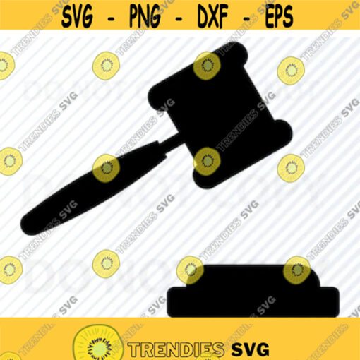 Gavel and Block SVG Files Gavel Vector Images Clipart Justice Law SVG File For Cricut Eps Png Dxf Stencil Clip Art files for solhouette Design 367
