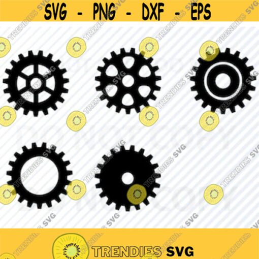 Gears SVG Filed for cricut Gear Vector Images Silhouette Cut Files SVG For Cricut Mechanic svg Eps Gear Png Dxf cnc file steampunk Design 68