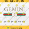 Gemini svg printable design instant download astrology print vector zodiac svg silhouette Gemini sign may birthday design Design 54