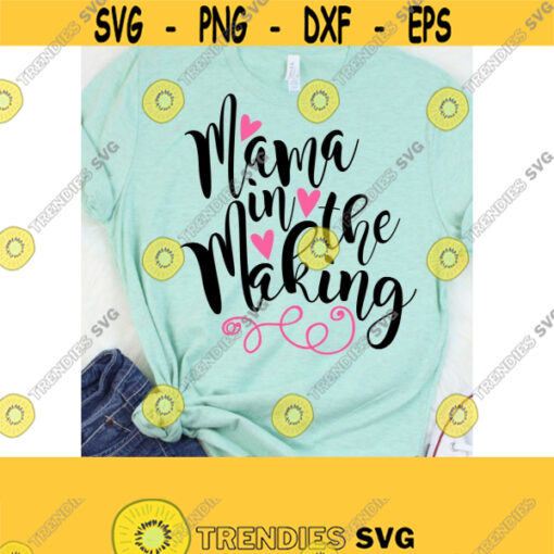 Gender Reveal SVG Pregnancy SVG Mama In the Making Svg Baby Svg Digital Cut Files Instant Download SvgDxf Ai Eps Pdf Jpeg Png