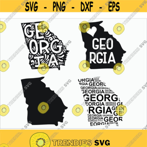 Georgia State SVG Cut File Cricut Clip art Commercial use Silhouette Georgia SVG Georgia Home Svg Georgia Outline GA Svg Design 186