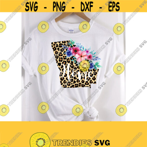 Georgia Sublimation Design Leopard Georgia PNG File Georgia T Shirt Design Leopard Print Georgia Design Sublimation Design