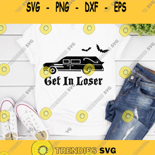 Get In Loser Svg Funny Halloween Svg Hearse Svg Halloween Quote Svg Funny Trick Or Treat Svg Files for Cricut Sublimation. Silhouette