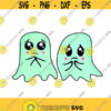 Ghost Kawaii Cute Halloween Cuttable SVG PNG DXF eps Designs Cameo File Silhouette Design 2044