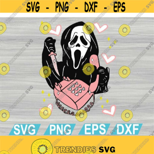 Ghostface Calling Halloween Funny Scream You Hang Up SVG Eps Png Dxf Digital Download Design 374