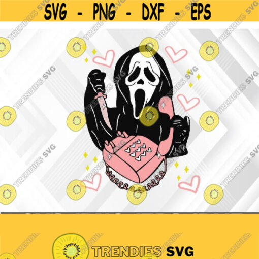Ghostface Calling Halloween Funny Scream You Hang Up Svg Eps Png Dxf Digital Download Design 343