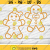 Gingerbread Cookies Svg Christmas Svg Gingerbread Couple Svg Dxf Eps Png Boy and Girl Svg Holiday Svg Kids Cut Files Silhouette Cricut Design 1294 .jpg