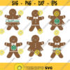 Gingerbread Man Svg Christmas Gingerbread Svg Plain Gingerbread Svg Christmas Cookies Svg School Kids Svg Cut Files for Cricut Png Dxf.jpg