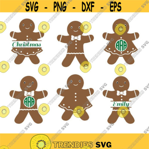 Gingerbread Man Svg Christmas Gingerbread Svg Plain Gingerbread Svg Christmas Cookies Svg School Kids Svg Cut Files for Cricut Png