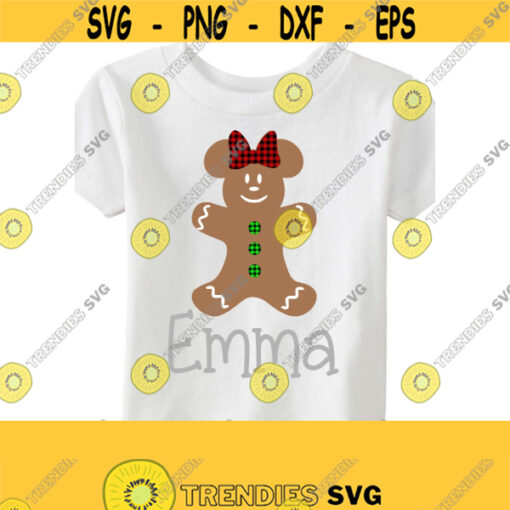 Gingerbread SVG Christmas SVG Girls Christmas SVG Christmas T Shirt Svg Digital Cut Files Svg Ai Eps Pdf Dxf Png Jpeg