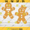 Gingerbreads Svg Christmas Svg Gingerbread Couple Svg Dxf Eps Png Boy Girl Svg Holiday Cookies Svg Kids Cut Files Silhouette Cricut Design 2964 .jpg