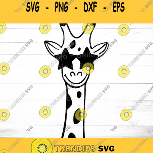 Giraffe Face Svg Svg Cut Files Fun Giraffe Svg Giraffe Cut Files Giraffe with Glasses Svg Giraffe Svg File Giraffe Svg Cute Giraffe