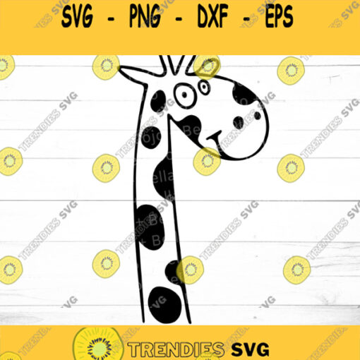 Giraffe SVG Svg Dxf Eps Jpeg Png Ai Pdf Cut File Giraffe Cartoon Svg Giraffe svg file Giraffe Head Svg file for Cricut