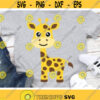 Giraffe Svg Cute Giraffe Cut Files Giraffe Svg Dxf Eps Png Kids Shirt Design Baby Clipart Birthday Svg Animal Svg Cricut Silhouette Design 581 .jpg