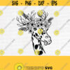 Giraffe Svg Giraffe Flower Svg Flower Crown Svg Animal Mandala Svg Cutting FileDesign 252