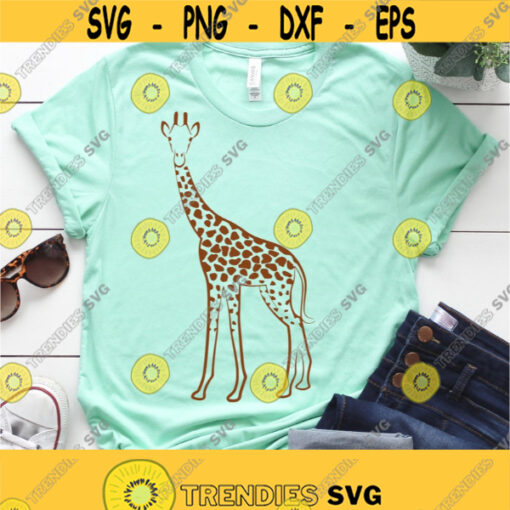Giraffe svg zoo svg safari svg safari animal svg africa svg animal svg digital iron on clipart SVG DXF eps png pdf Design 193
