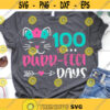 Girl 100th Day of School Svg 100 Days of School 100 Days Smarter 100 Days Sweeter Funny 100 Days Girl Shirt Svg File for Cricut Png Dxf.jpg