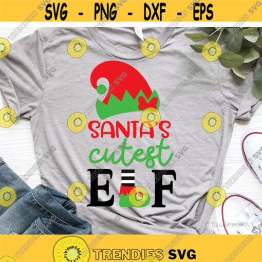 Girl Elf Monogram Svg Girl Elf Svg Kids Christmas Svg Elf Hat Svg Elf Feet Svg Elf Boots Bow Svg Funny Elf Svg for Cricut Png