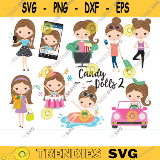 Girl Lifestyle Clipart Girl Planner Clipart Girl Planner Digital Sticker Cute Girl Clip Art Life Planner Clipart Digital Planner Sticker copy