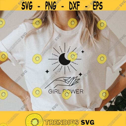 Girl Power Svg png Equality svg Boss babe svg Feminist svg trendy women shirt girl svg Strong woman svg girl shirt svg dxf for Cricut Design 206