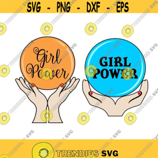 Girl Power word Cuttable Design SVG PNG DXF eps Designs Cameo File Silhouette Design 840