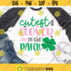 Girl St Patricks Day Svg Cutest Clover in the Patch Kids St Patricks Svg Cute Girl St Pattys Shirt Lucky Svg File for Cricut Png Dxf.jpg