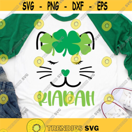 Girl St Patricks Svg Pinch Proof Svg Too Cute To Pinch Kids St Patricks Day Shirt Svg Lucky Svg Kitty Svg Files for Cricut Png