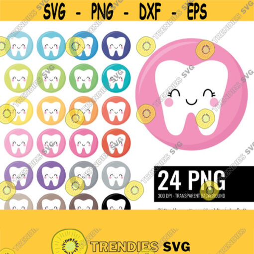 Girl Tooth Clipart. Digital Dentist Appointment Reminder Dental Care Icons Hygiene Planner Printable Stickers. Tooth Fairy Bag PNG Design 385