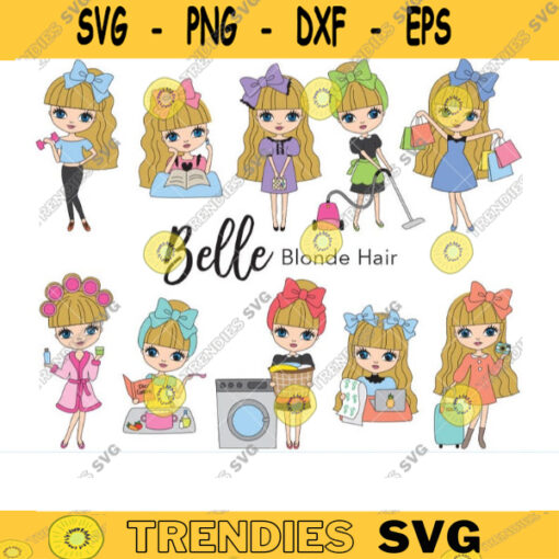 Girl Travel Clipart Blonde Girl Blonde Haired Girl Clip Art Girl Fashion Clipart Blonde Girl Planner Clipart Girl Digital Planner Sticker copy