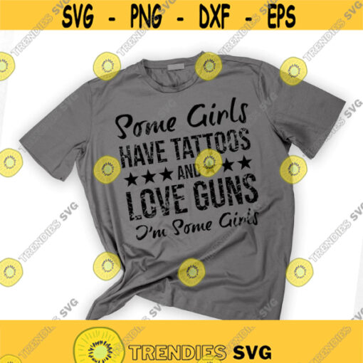 Girls svg Tattoo svg Guns svg custom order. Design 171