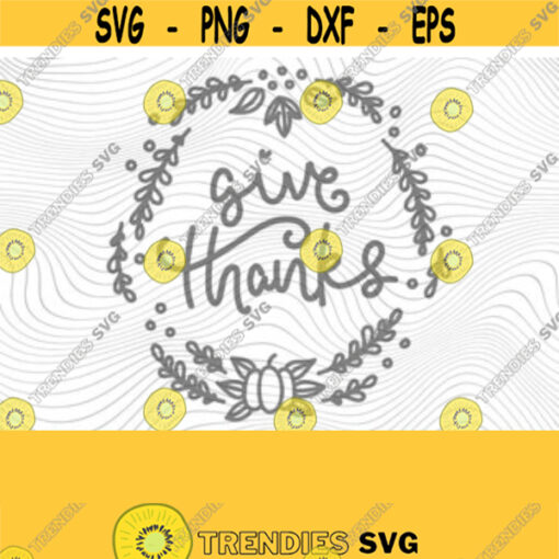 Give Thanks PNG Print File for Sublimation Or SVG Cutting Machines Cameo Cricut Plaid Holiday Thanksgiving Thankful Mama Giving Thanks Design 114