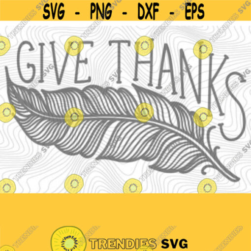 Give Thanks PNG Print File for Sublimation Or SVG Cutting Machines Cameo Cricut Plaid Holiday Thanksgiving Thankful Mama Giving Thanks Design 115